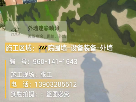 北京 迷彩漆喷涂价格（按平方米计费）